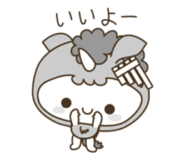 World of Unicorn & Musical ( white ) sticker #4202420