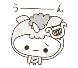 World of Unicorn & Musical ( white ) sticker #4202441