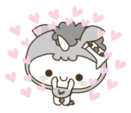 World of Unicorn & Musical ( white ) sticker #4202442