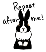 English Bunny sticker #4202704