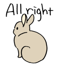 English Bunny sticker #4202718