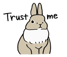 English Bunny sticker #4202719