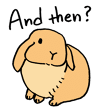 English Bunny sticker #4202725