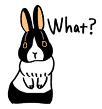 English Bunny sticker #4202726