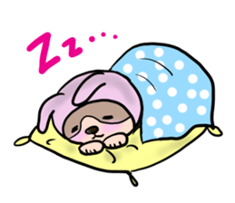 The dog who wants to be a rabbit sticker #4203006