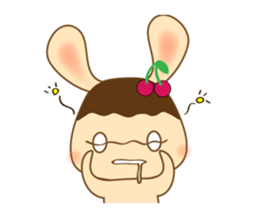 Pudding rabbit (Eng.ver) sticker #4203104