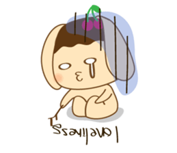 Pudding rabbit (Eng.ver) sticker #4203107