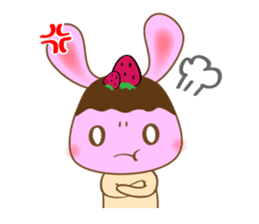 Pudding rabbit (Eng.ver) sticker #4203111
