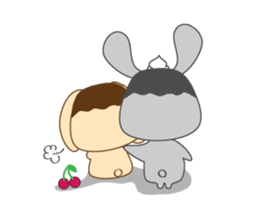 Pudding rabbit (Eng.ver) sticker #4203116