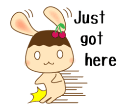 Pudding rabbit (Eng.ver) sticker #4203130