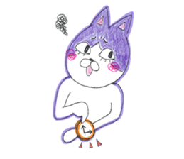 Fashionable Elegant cat sticker #4203260