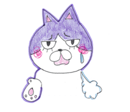 Fashionable Elegant cat sticker #4203261