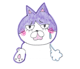 Fashionable Elegant cat sticker #4203261