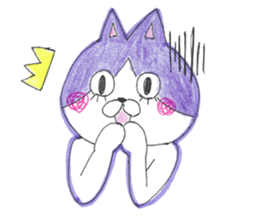 Fashionable Elegant cat sticker #4203263