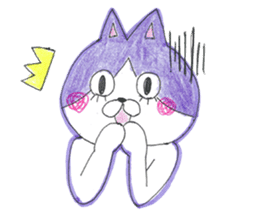 Fashionable Elegant cat sticker #4203263