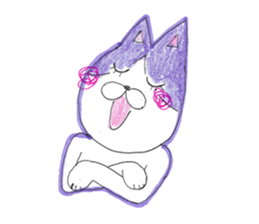 Fashionable Elegant cat sticker #4203264