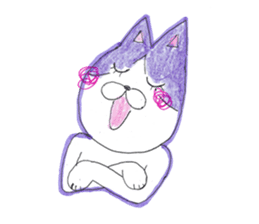 Fashionable Elegant cat sticker #4203264