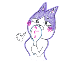 Fashionable Elegant cat sticker #4203266