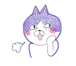 Fashionable Elegant cat sticker #4203267