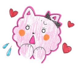 Fashionable Elegant cat sticker #4203269