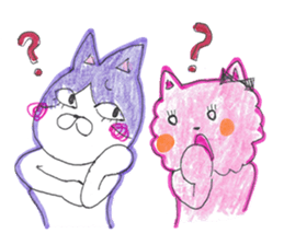 Fashionable Elegant cat sticker #4203270