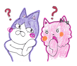 Fashionable Elegant cat sticker #4203270