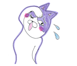 Fashionable Elegant cat sticker #4203271