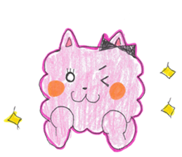 Fashionable Elegant cat sticker #4203275