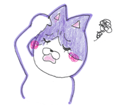 Fashionable Elegant cat sticker #4203277