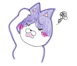 Fashionable Elegant cat sticker #4203277