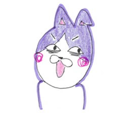 Fashionable Elegant cat sticker #4203280