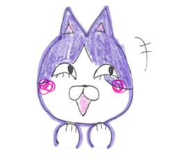 Fashionable Elegant cat sticker #4203284