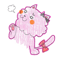 Fashionable Elegant cat sticker #4203291