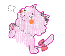 Fashionable Elegant cat sticker #4203291