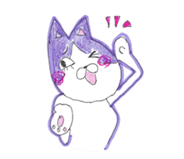 Fashionable Elegant cat sticker #4203295