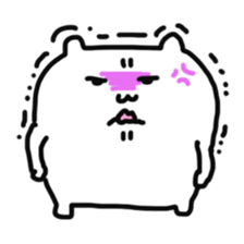 white bear ? sticker #4203441