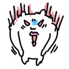 white bear ? sticker #4203442