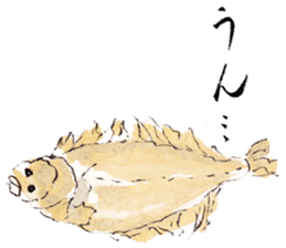 Japanese illustlation "SUIBOKUGA"sticker sticker #4203779