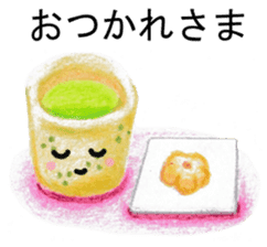 Colored pencil Heartwarming sticker sticker #4204197