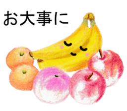 Colored pencil Heartwarming sticker sticker #4204201