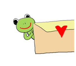 Love, healing frog 2 sticker #4204387