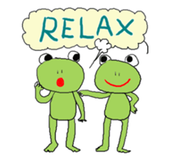 Love, healing frog 2 sticker #4204390