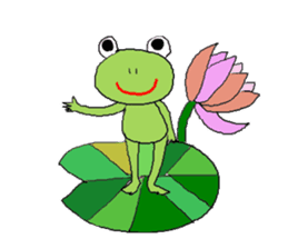 Love, healing frog 2 sticker #4204392