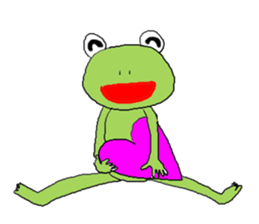 Love, healing frog 2 sticker #4204393