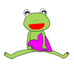 Love, healing frog 2 sticker #4204393