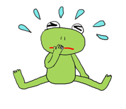 Love, healing frog 2 sticker #4204409