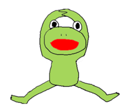 Love, healing frog 2 sticker #4204413