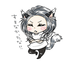 Personification cat boys!! sticker #4204619