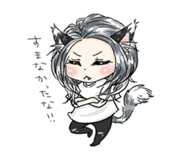 Personification cat boys!! sticker #4204619