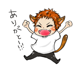 Personification cat boys!! sticker #4204620